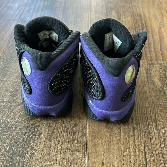 Little Kids’ Air Jordan Retro 13 Court Purple - Picture 7 of 13